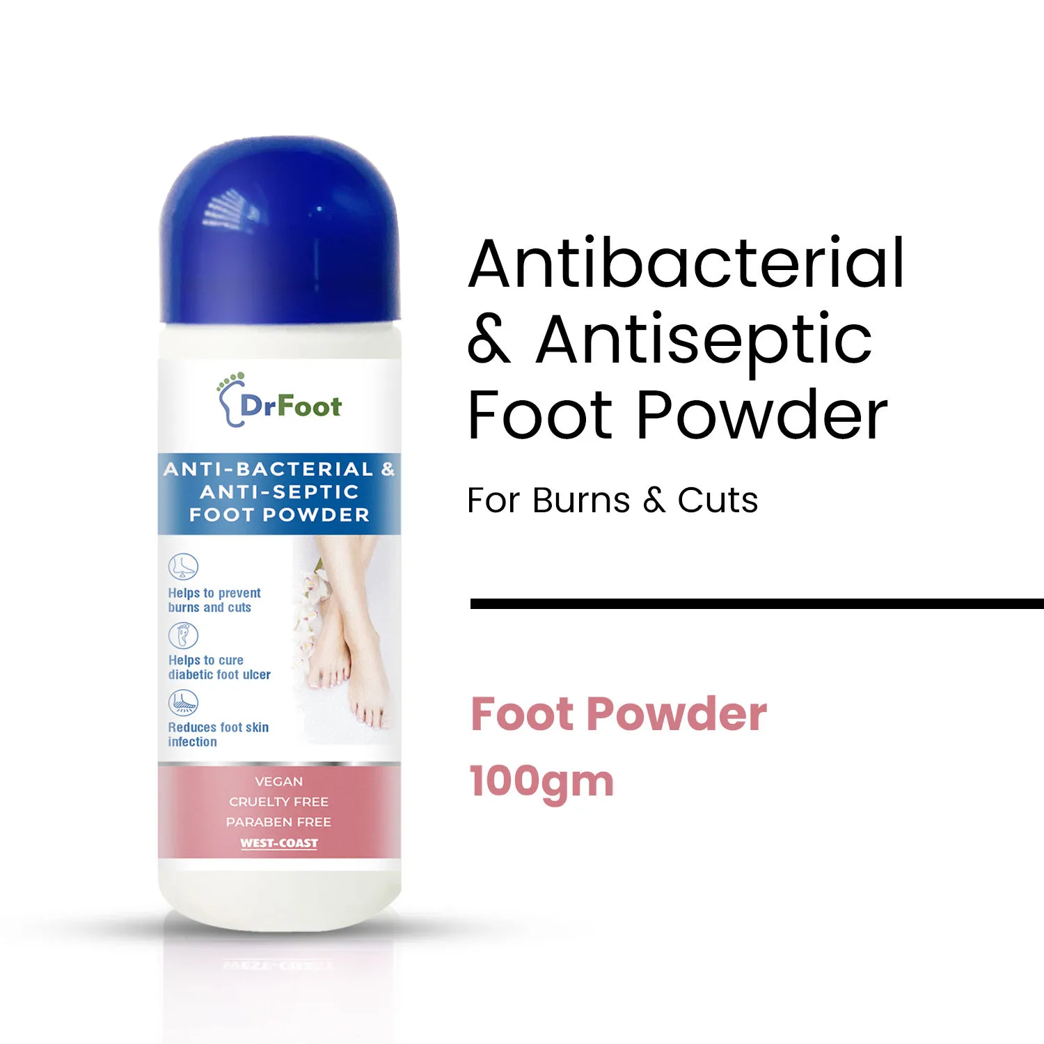 Dr.Foot Antibacterial & Antiseptic Foot Powder