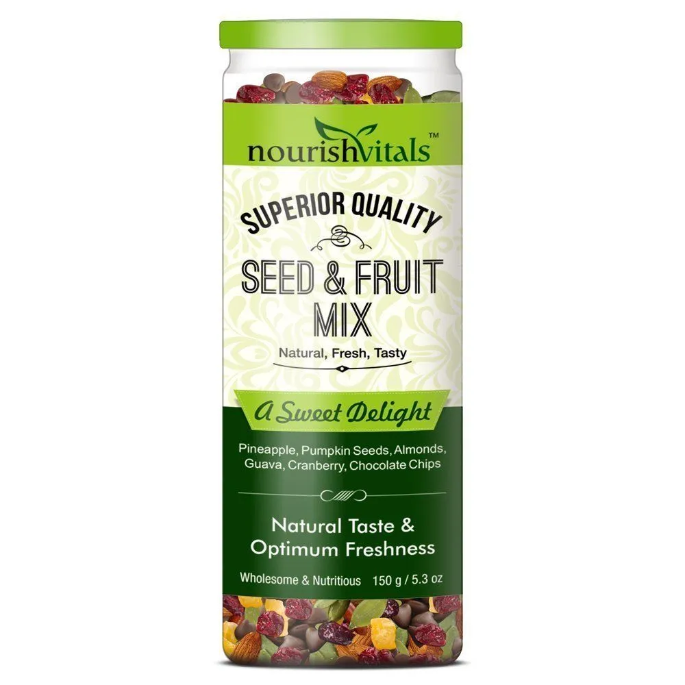 Nourish Vitals Seed & Fruit Mix - A Sweet Delight