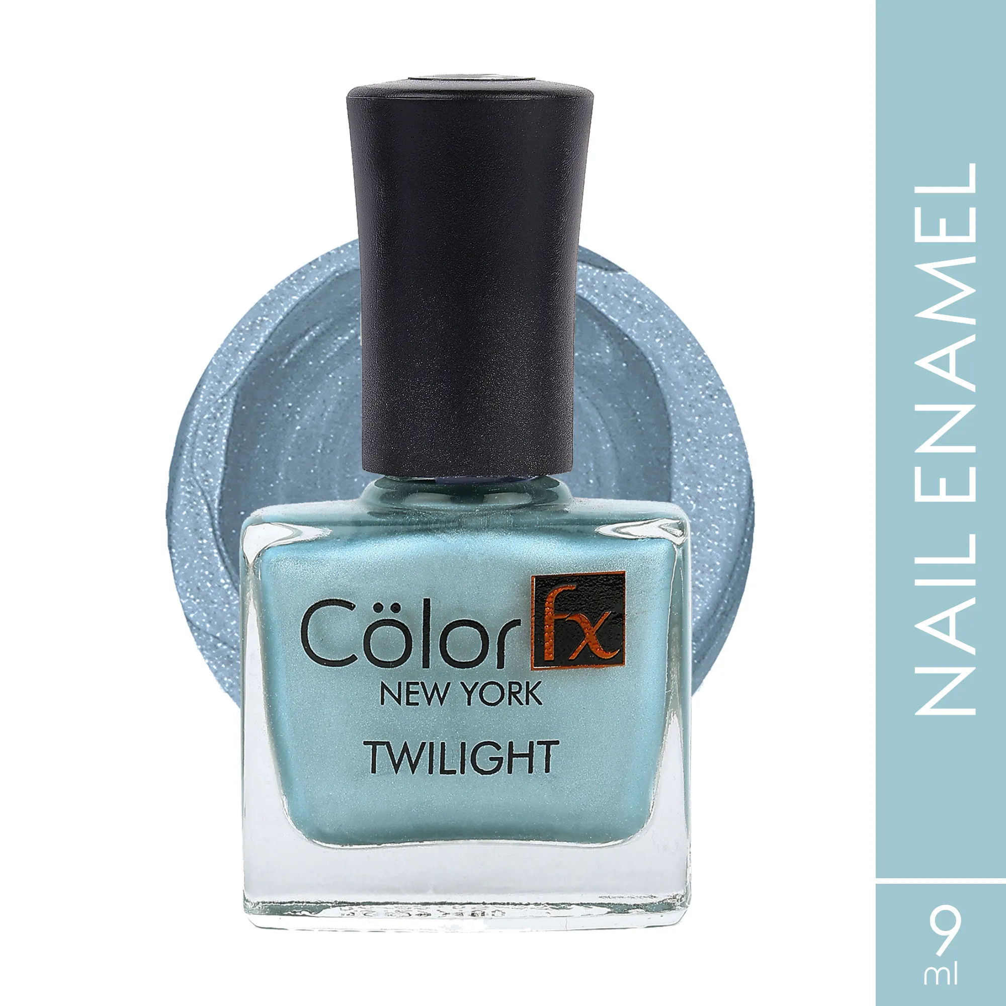 Color Fx Mettalic Matt Nail Enamel - Powder Blue-161