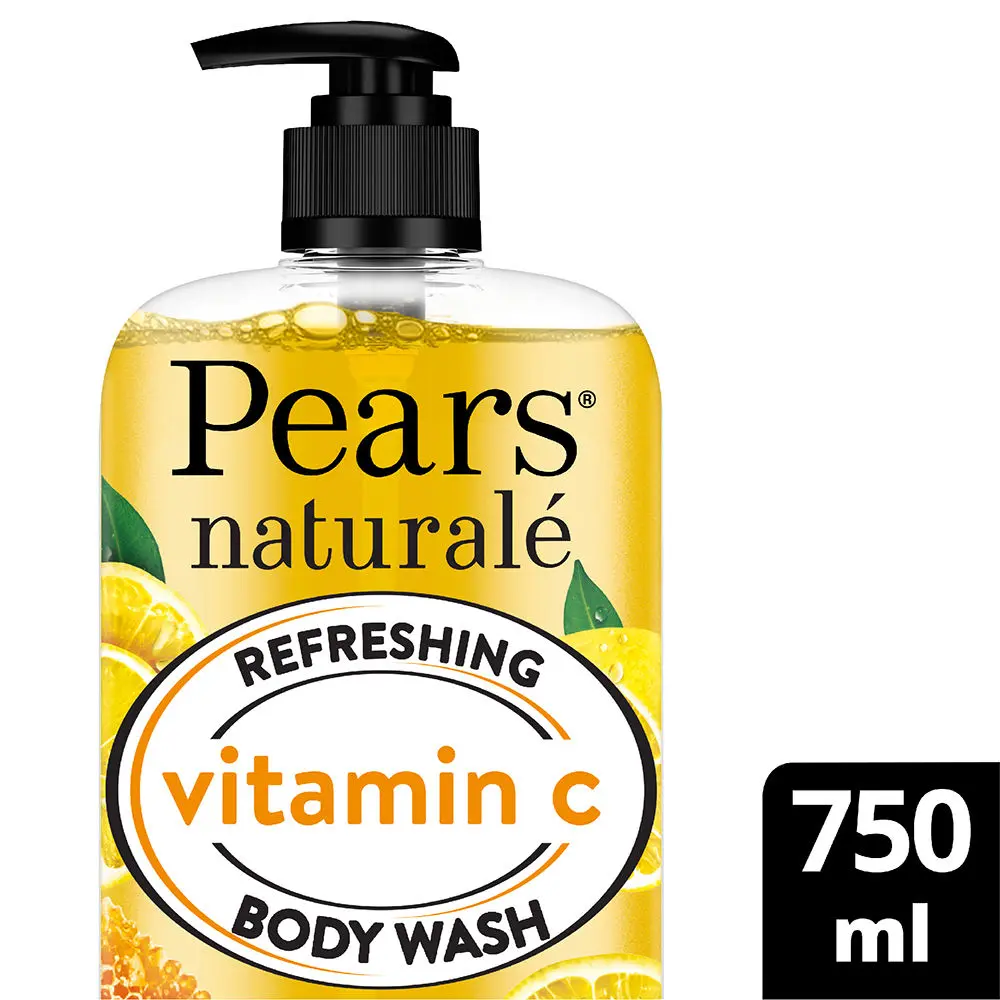 Pears Naturale Vitamin C Body Wash | Refreshed & Radiant skin (750 ml)