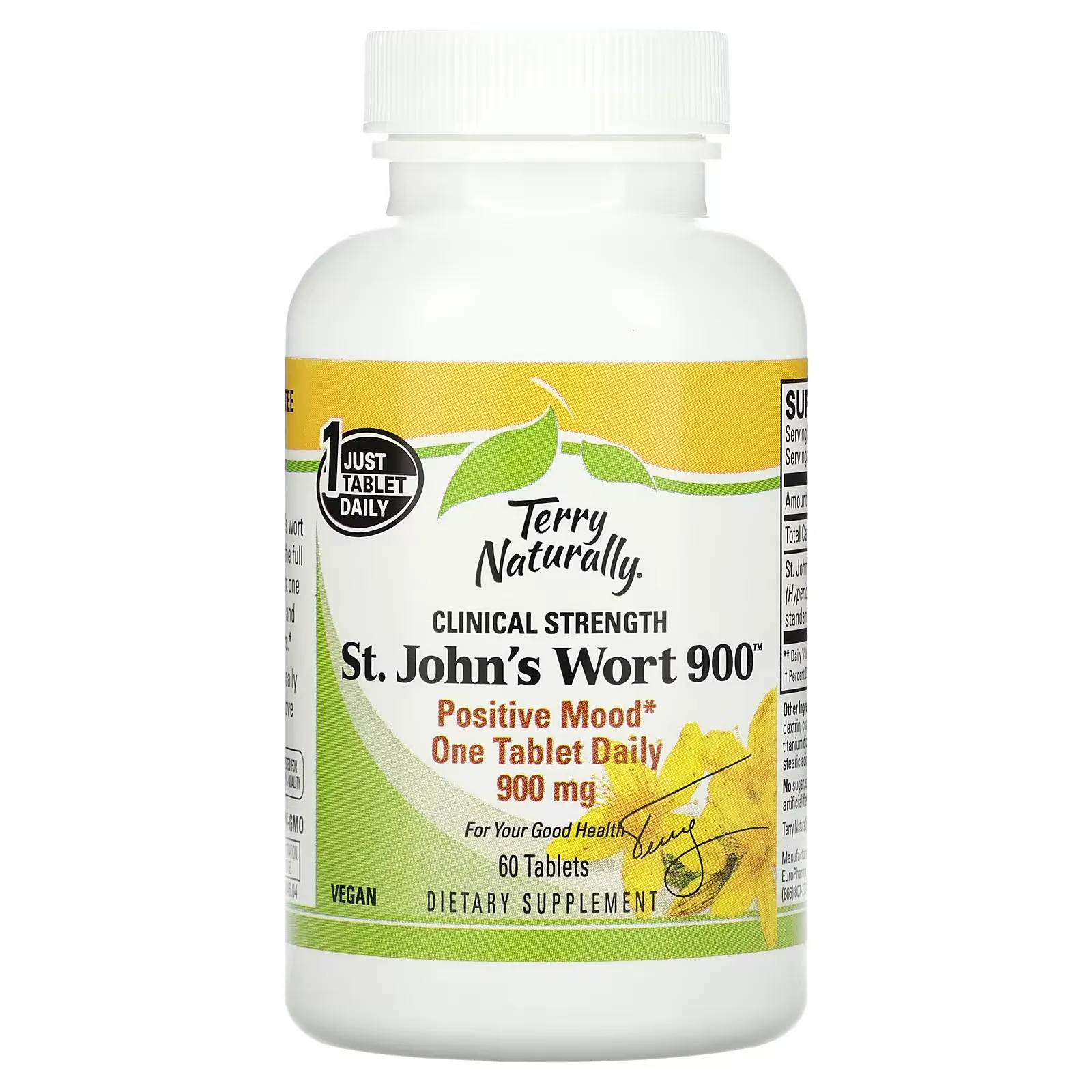 St. John's Wort 900, 900 mg, 60 Tablets