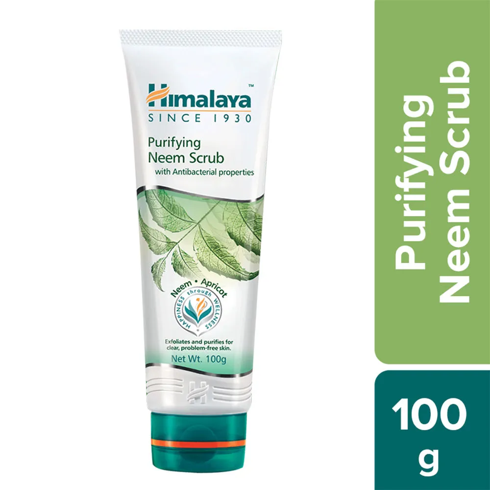 Himalaya Purifying Neem Scrub Antibacterial Properties