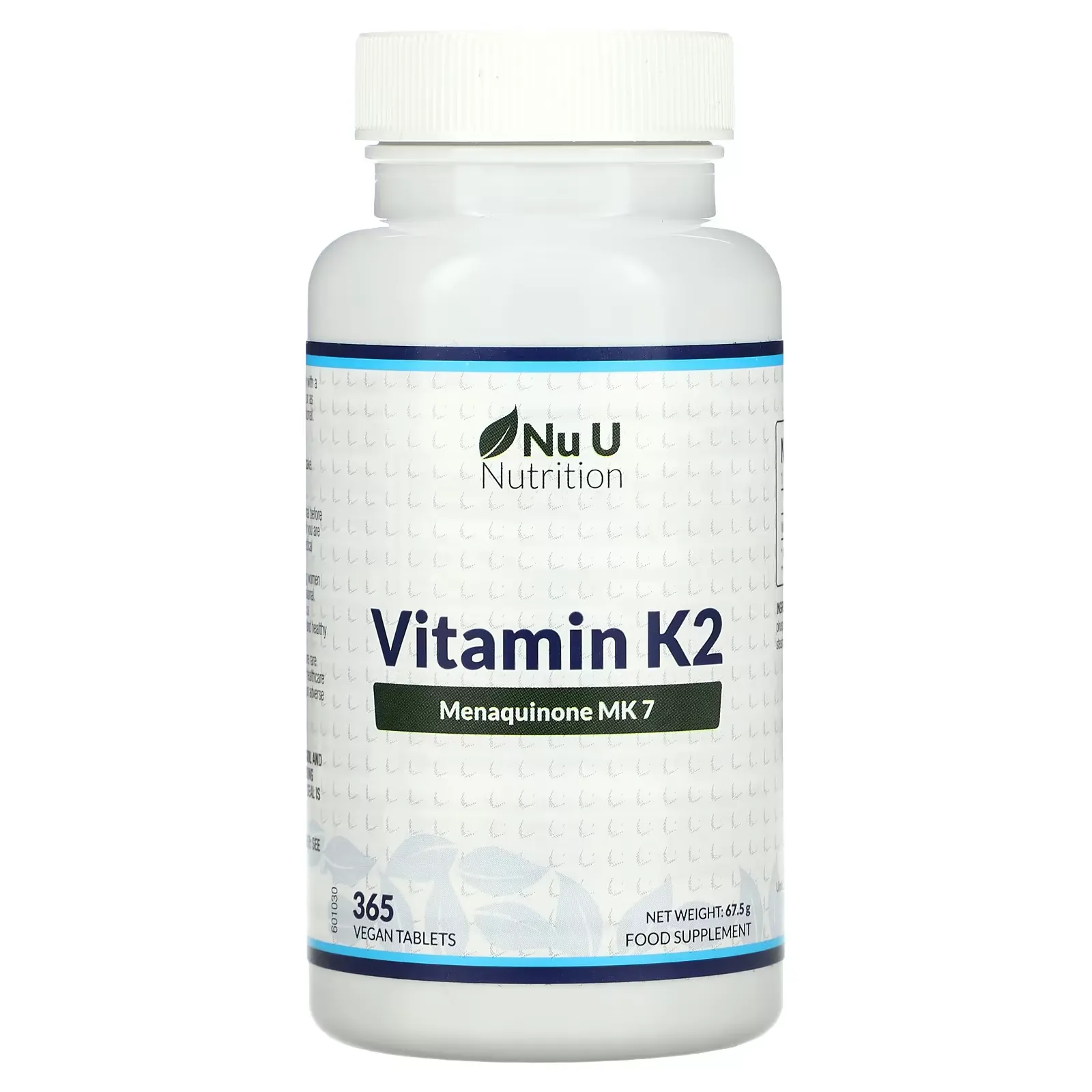 Vitamin K2, 365 Vegan Tablets