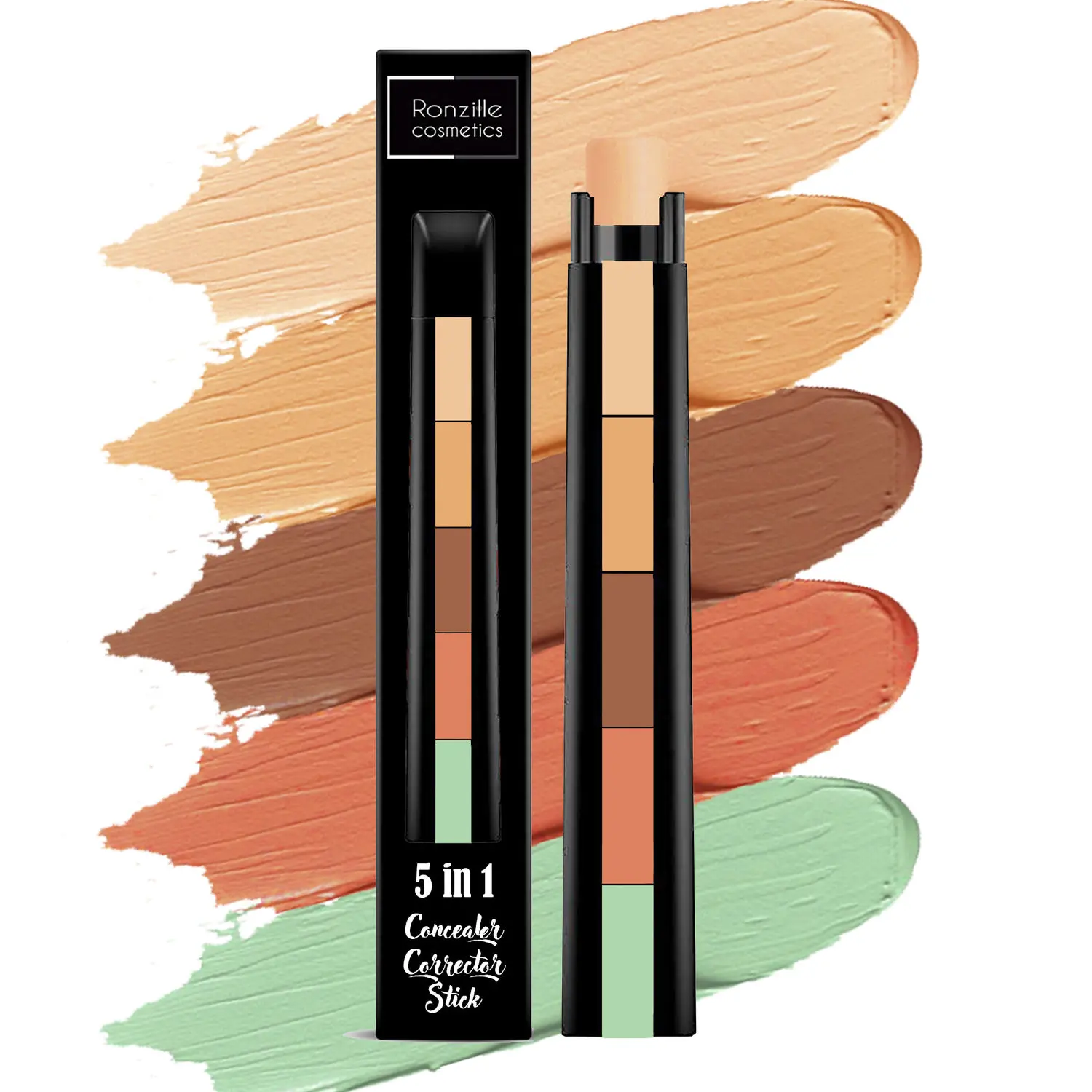 Ronzille 5 in 1 Concealer Corrector stick Shade- Medium