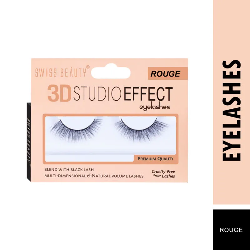 Swiss Beauty 3d Studio Effect Eyelashes - Rouge