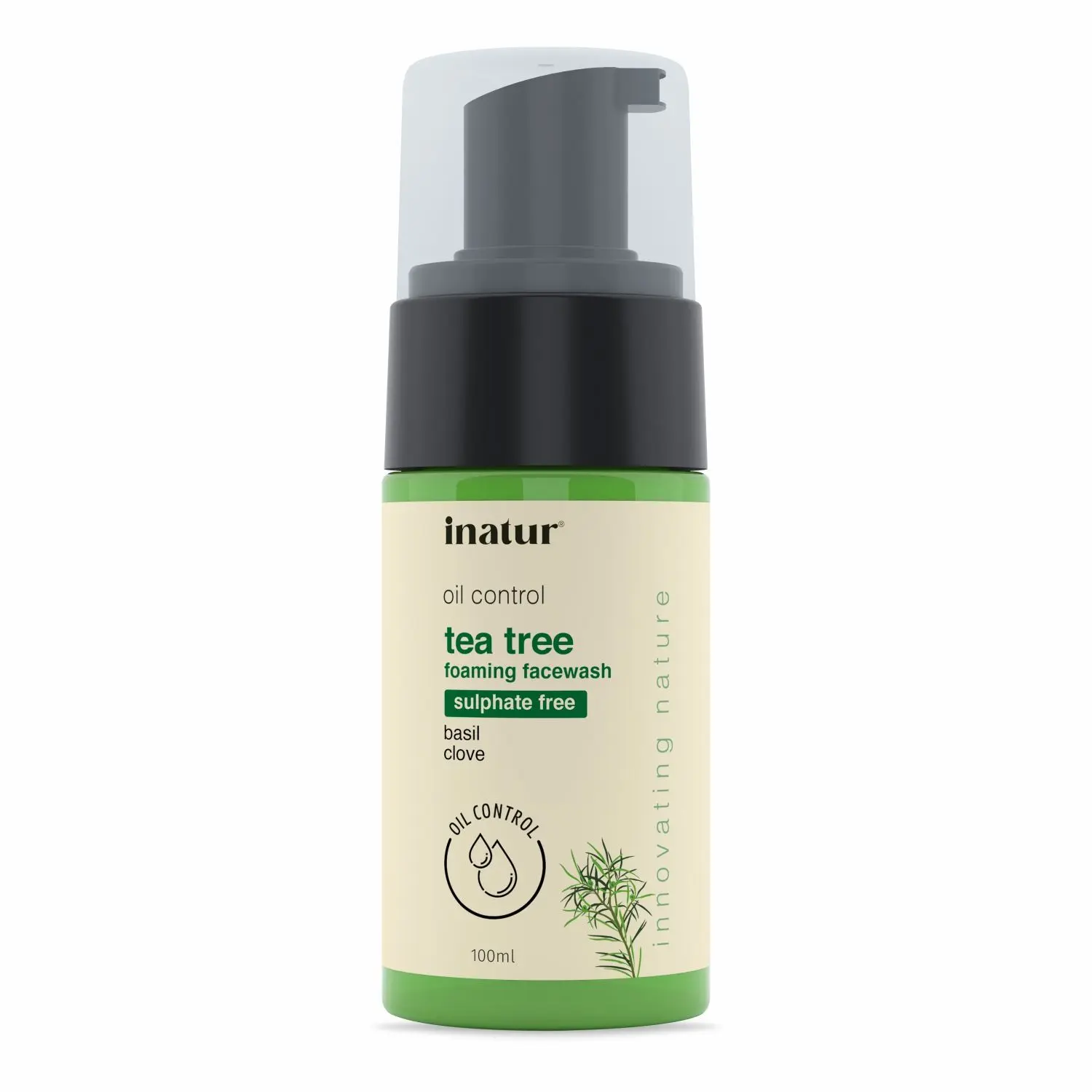 Inatur Tea Tree Facial Foam (100 ml)