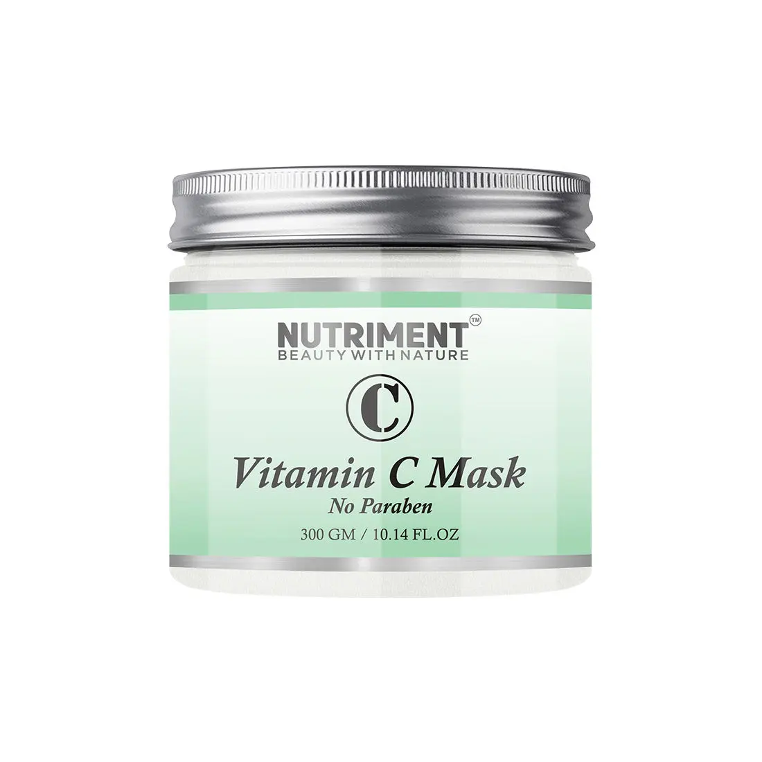 Nutriment Vitamin C Mask for Hydrating Skin, Removing Oil and Improves Pores, Paraben and Sulphate Free 300gram, Suitable for all Skin Types