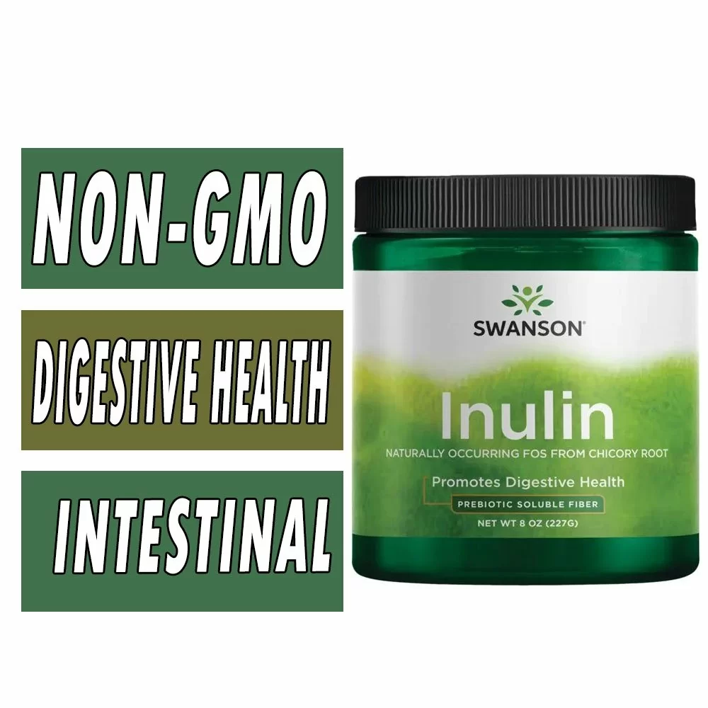 Swanson Inulin - Prebiotic Soluble Fiber - 8 oz