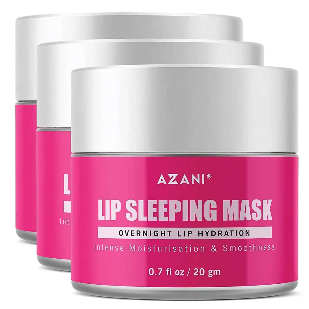 Azani Active Care Lip Sleeping Mask,  20 g  Overnight Lip Hydration Pack of 3