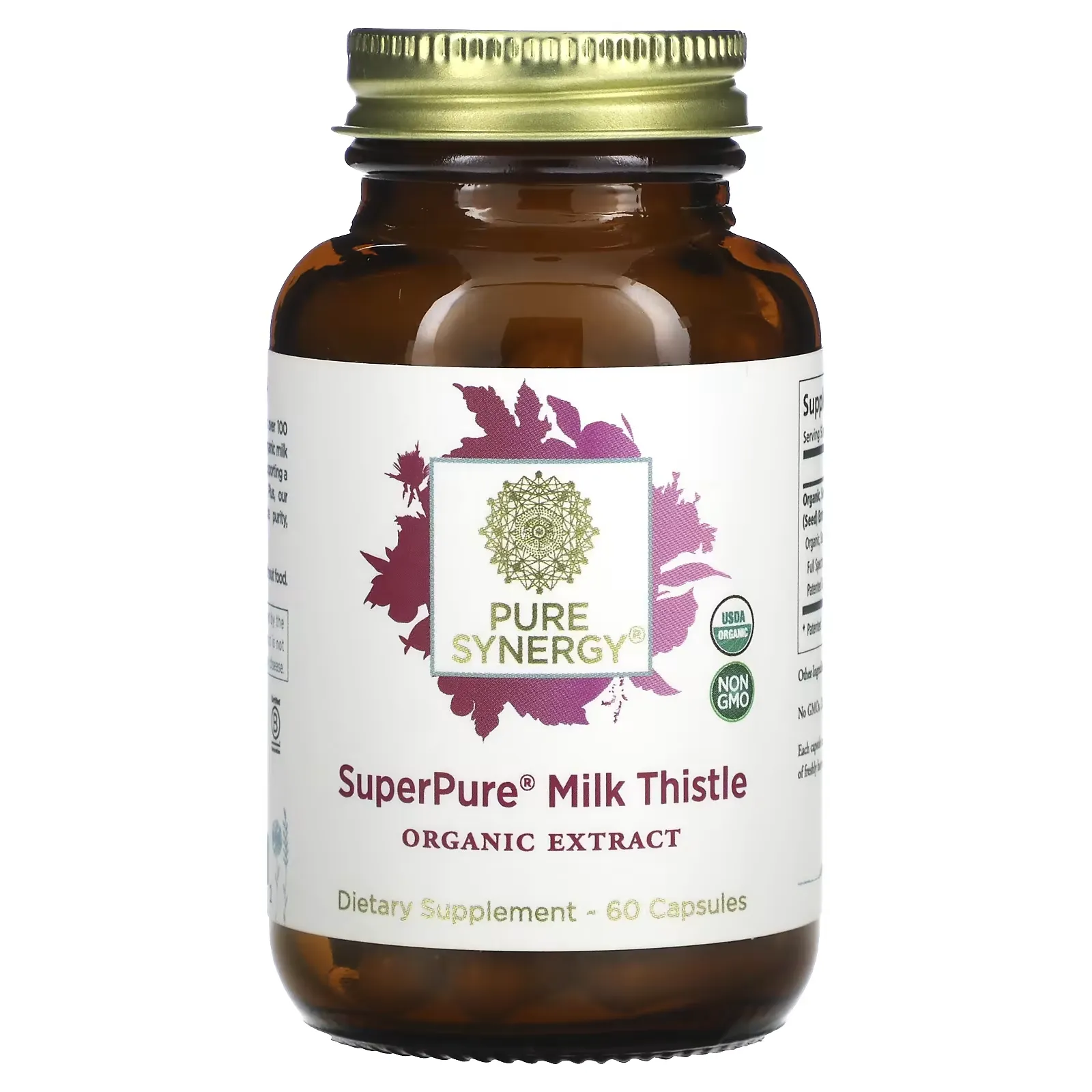 Super Pure Milk Thistle Organic Extract, 60  Capsules