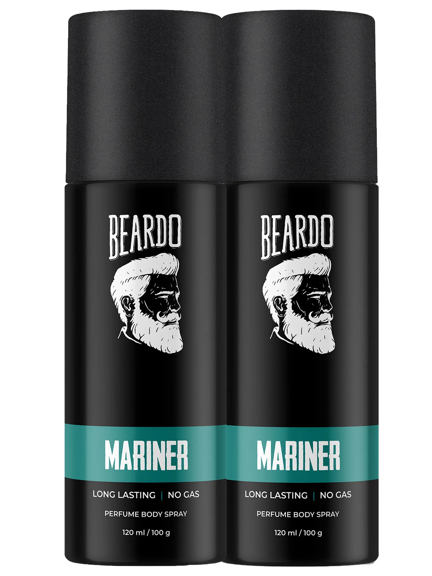 Beardo Mariner Perfume Body Spray, Pack of 2 | Long Lasting No Gas Deo For Men | Body Spray Perfume