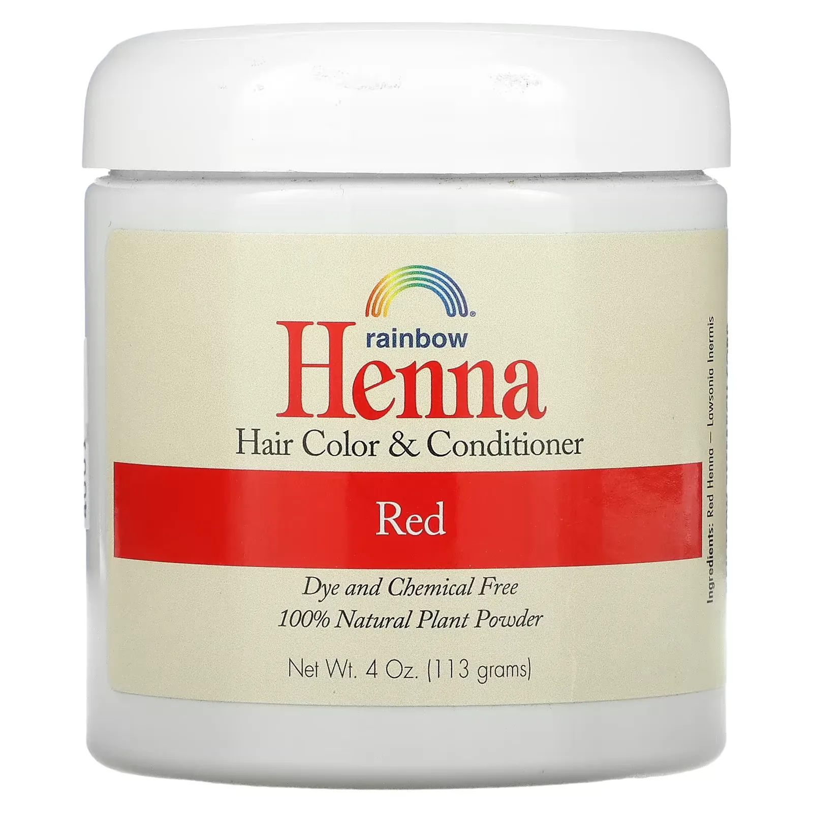 Henna, Hair Color and Conditioner, Red, 4 oz (113 g)