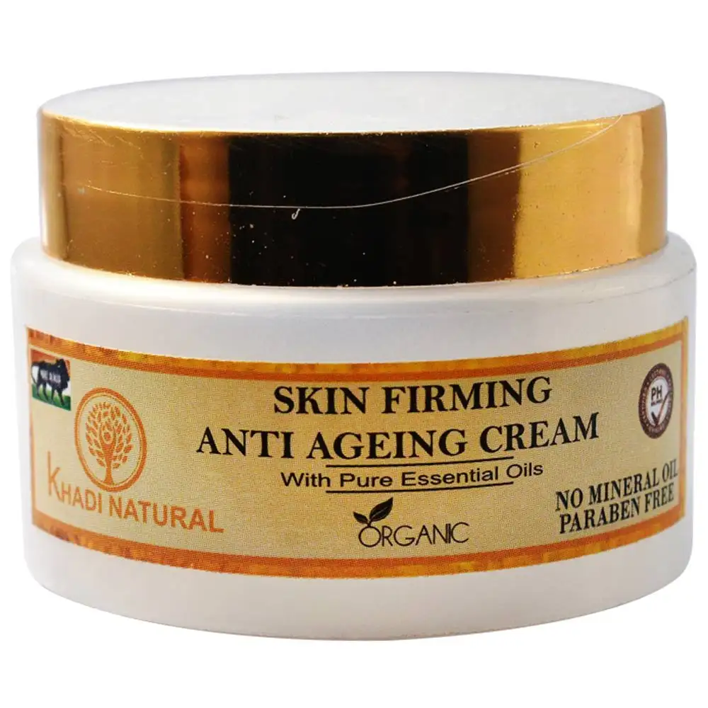 Khadi Natural Skin Firming Anti Ageing Cream,  50 g  for All Skin Types