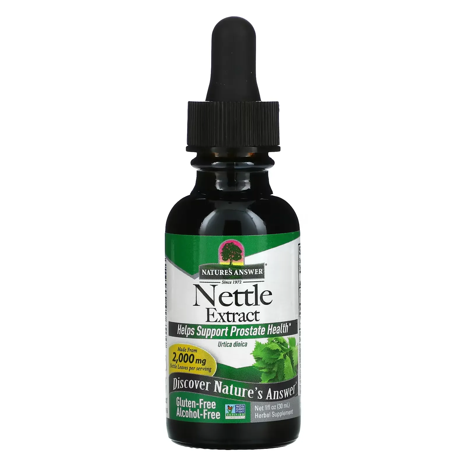 Nettle Extract, Alcohol-Free, 2,000 mg, 1 fl oz (30 ml)