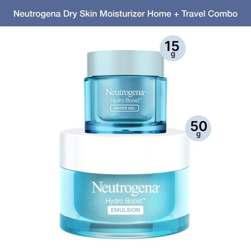 Neutrogena Dry Skin Moisturizer Home + Travel Combo