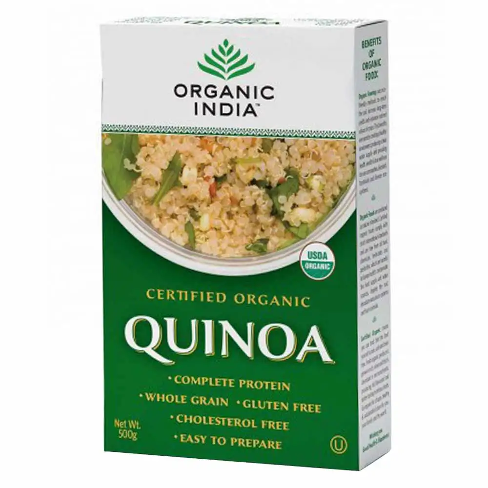 Organic India Certified Organic Quinoa,  Unflavoured  0.5 kg