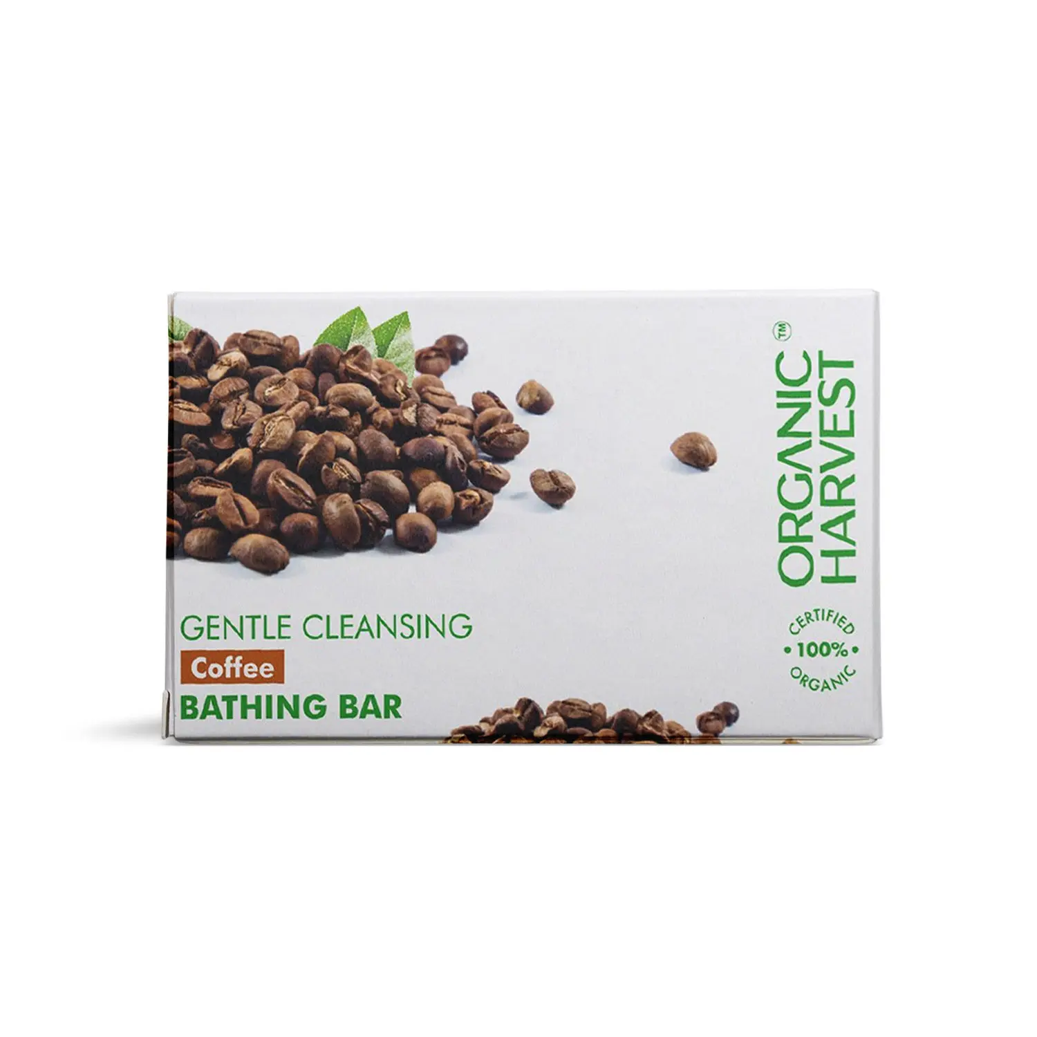 Organic Harvest Gentle Cleansing Bathing Bar:Coffee For Men & Women, 100% American Certified Organic