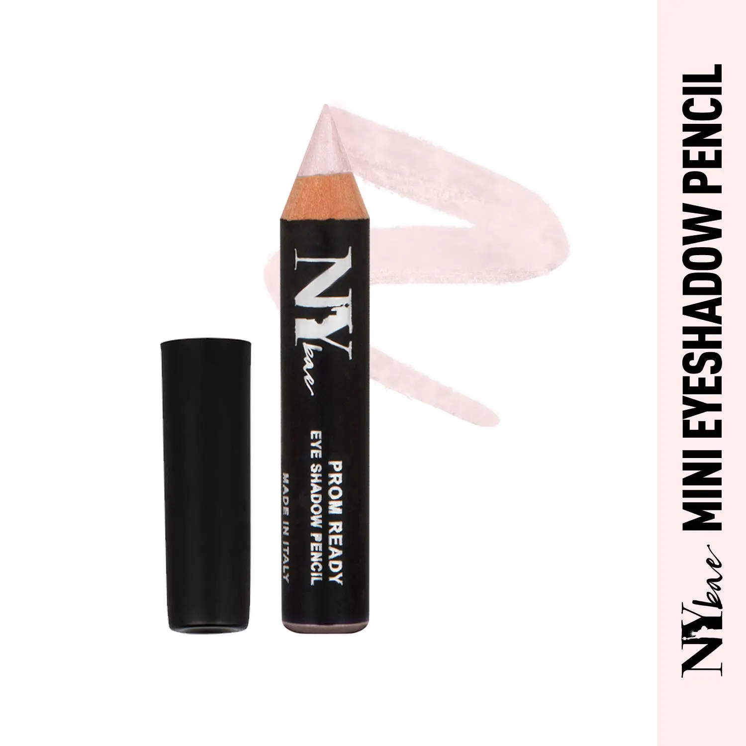 NY Bae Prom Ready - Open Back 6 (1.5 g) | Mini Eyeshadow Pencil | Silver | Glitter Finish | Enriched With Coconut Oil | Highly Pigmented | Lightweight | Lasts Upto 8 Hours | Easily Blendable | Cruelty Free