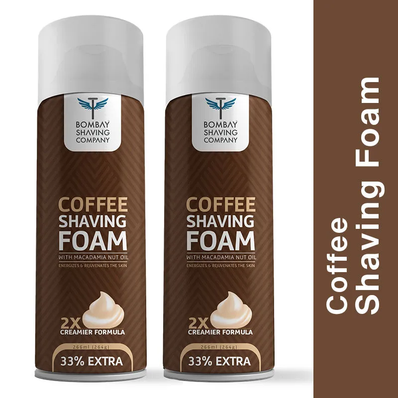 Bombay Shaving Company Coffee Shaving Foam (Pack Of 2)