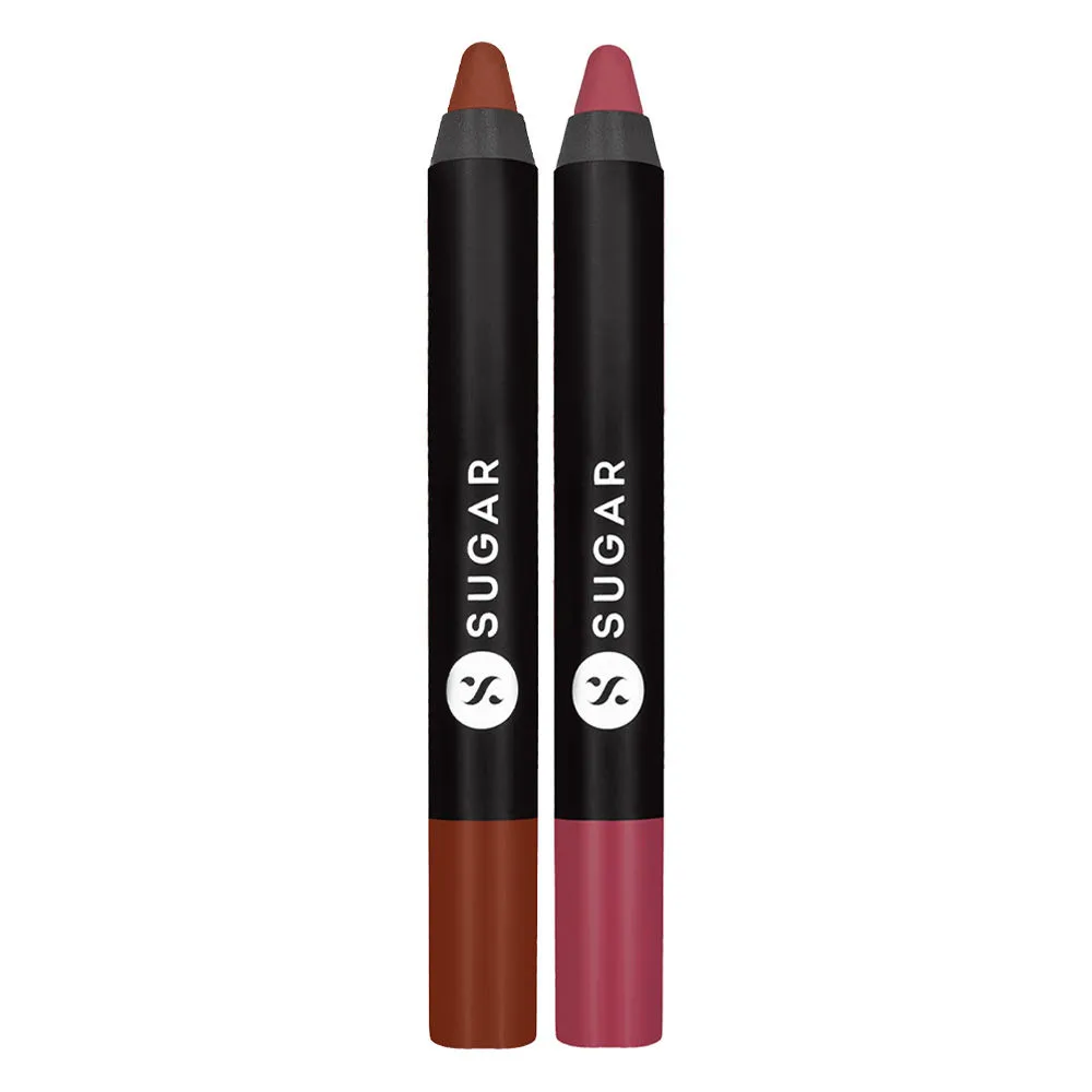 SUGAR Matte As Hell Crayon Lipstick - 19 Emma Woodhouse & 28 Honey Rider