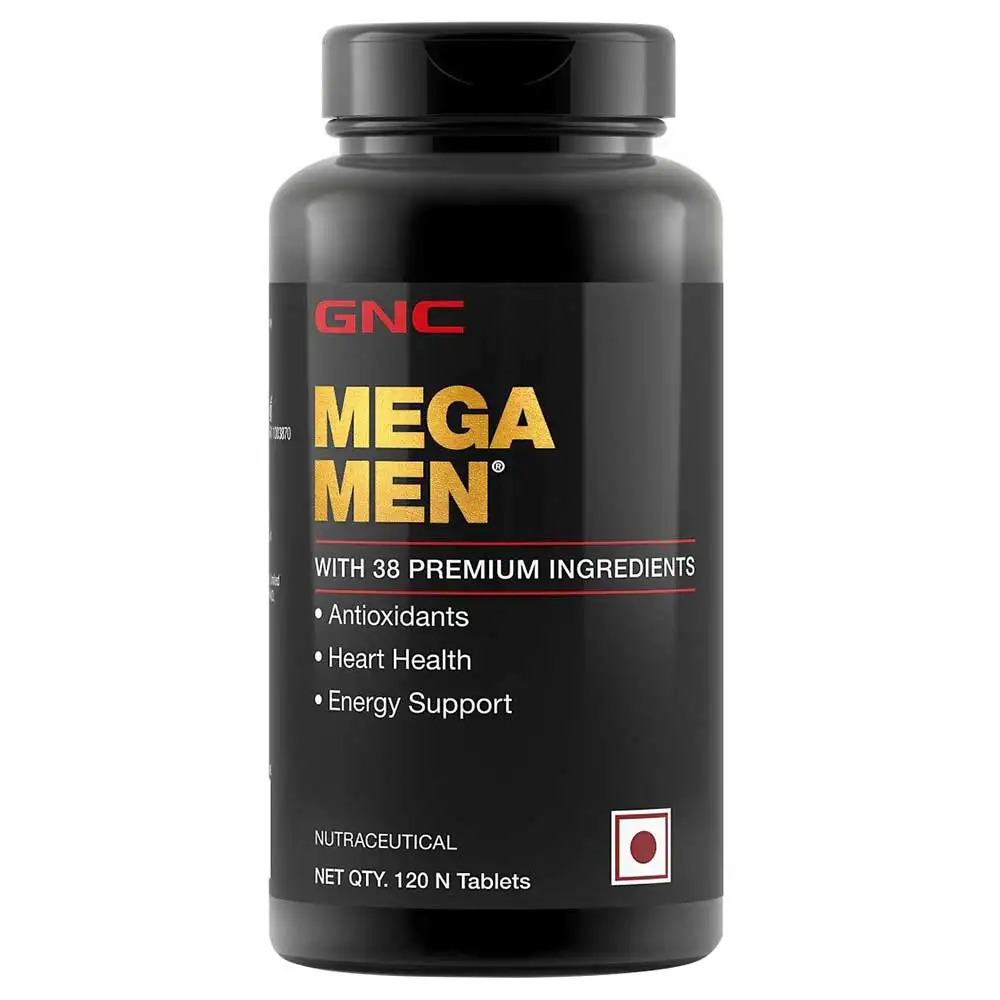 GNC Mega Men with 38 Premium Ingredients,  120 tablet(s)  Unflavoured