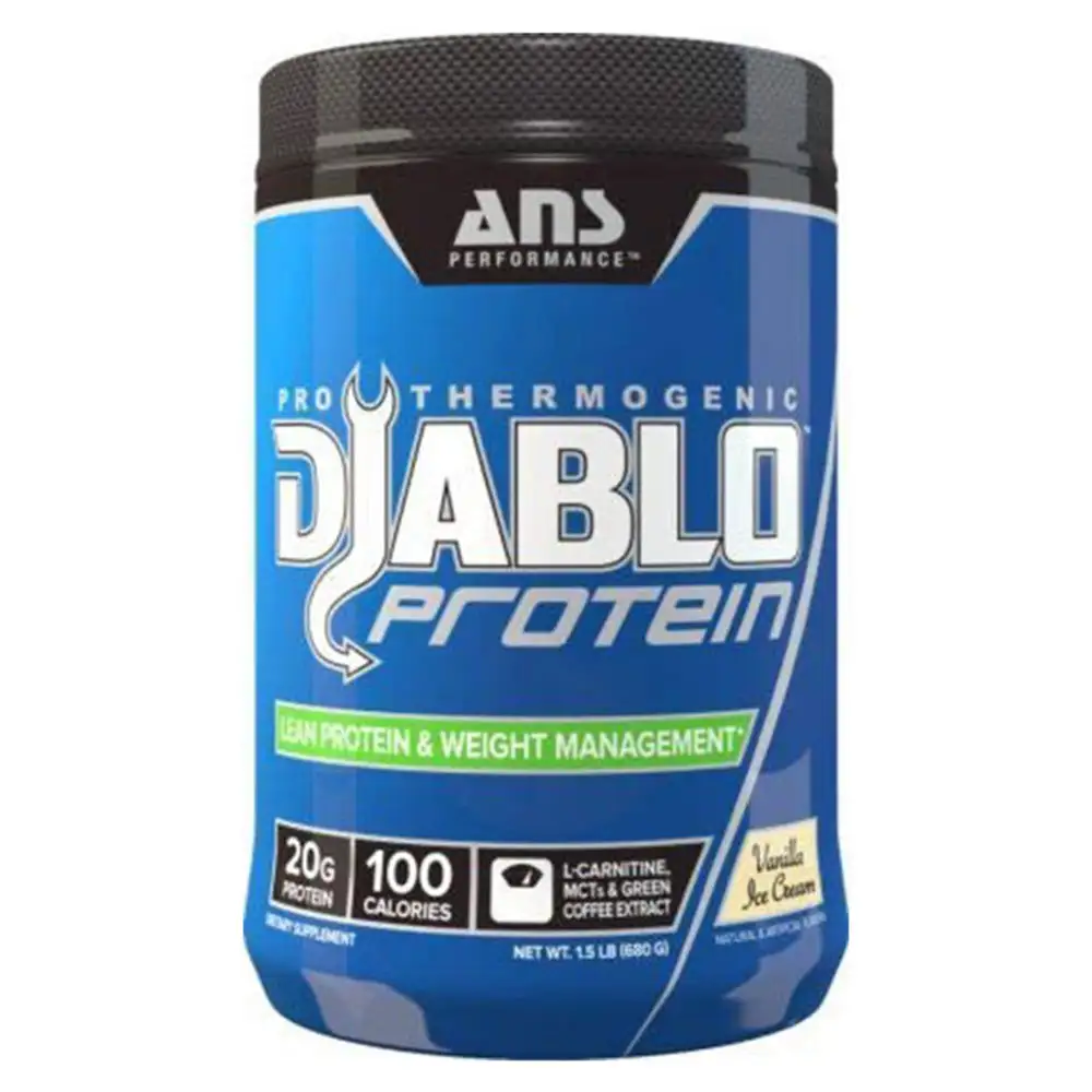 ANS Performance Pro Thermogenic Diablo Protein,  1.5 lb  Vanilla Ice Cream