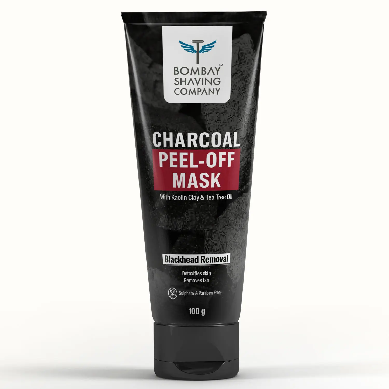 Bombay Shaving Company Activated Charcoal Peel Off Mask, 100g | Fights pollution