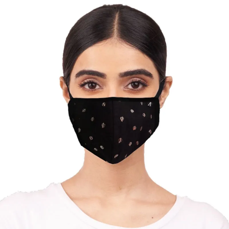 Maskerade Black Splash Mask(Free Size)