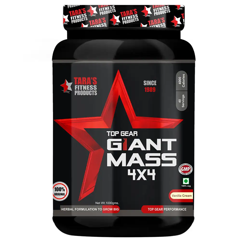 Tara Fitness Products Top Gear Giant Mass 4X4,  1 kg  Vanilla