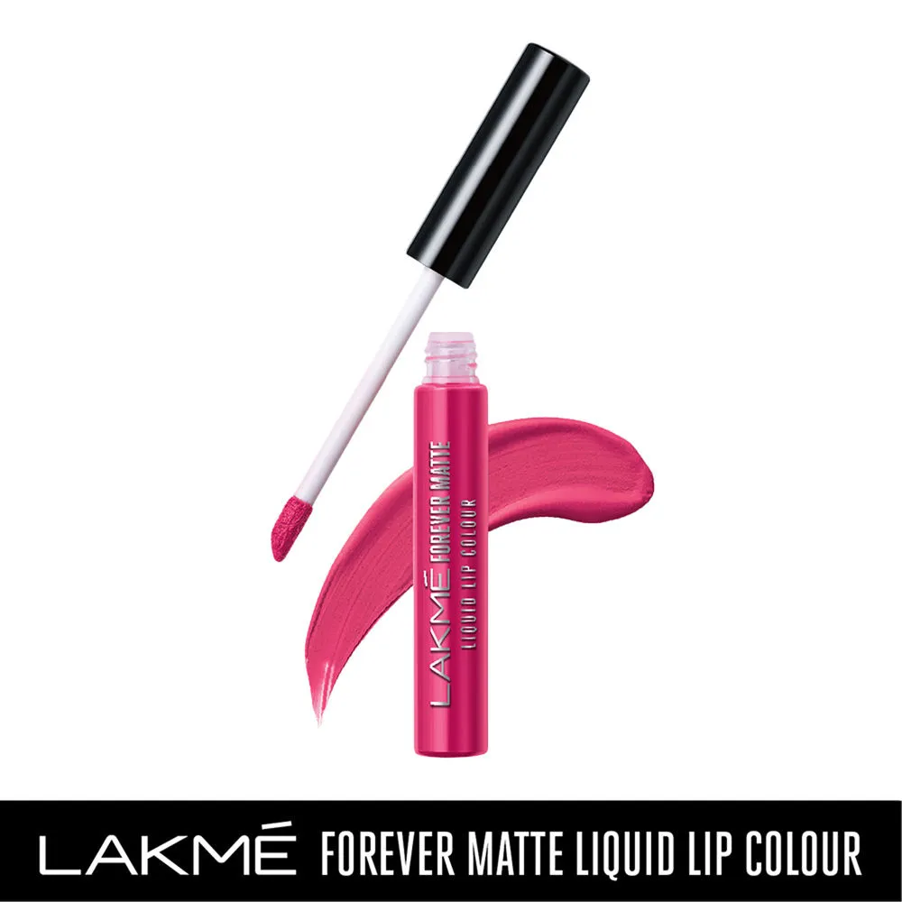 Lakme Forever Matte Liquid Lip Color - Pink Prom