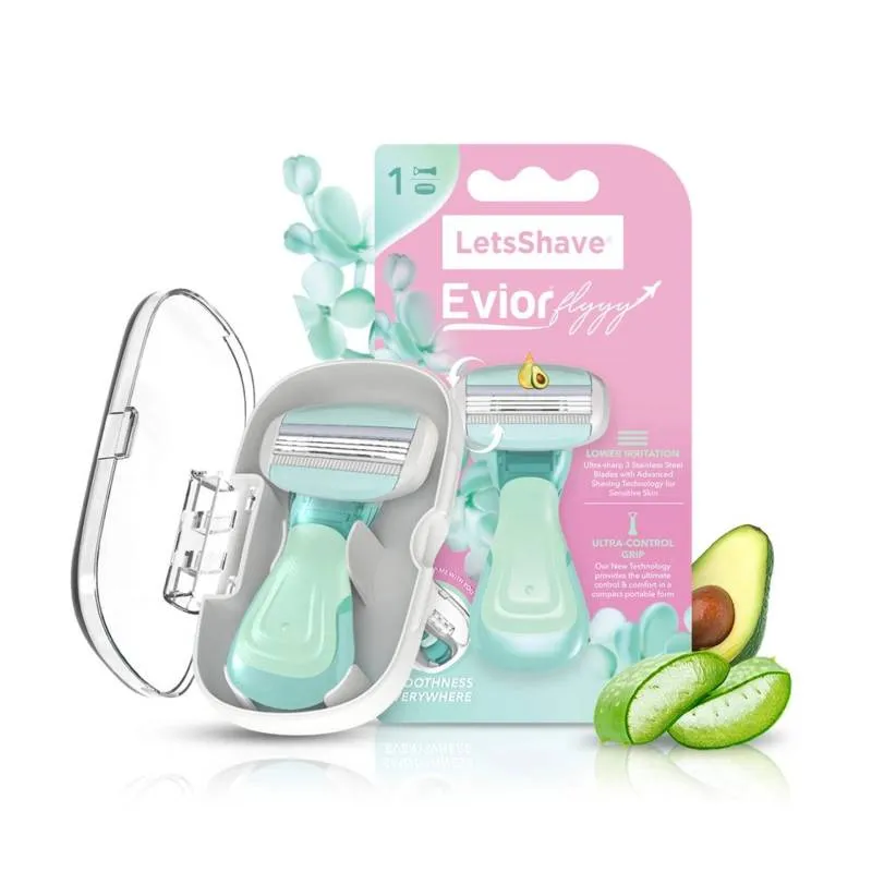 LetsShave Evior Flyyy Compact Razor For Women