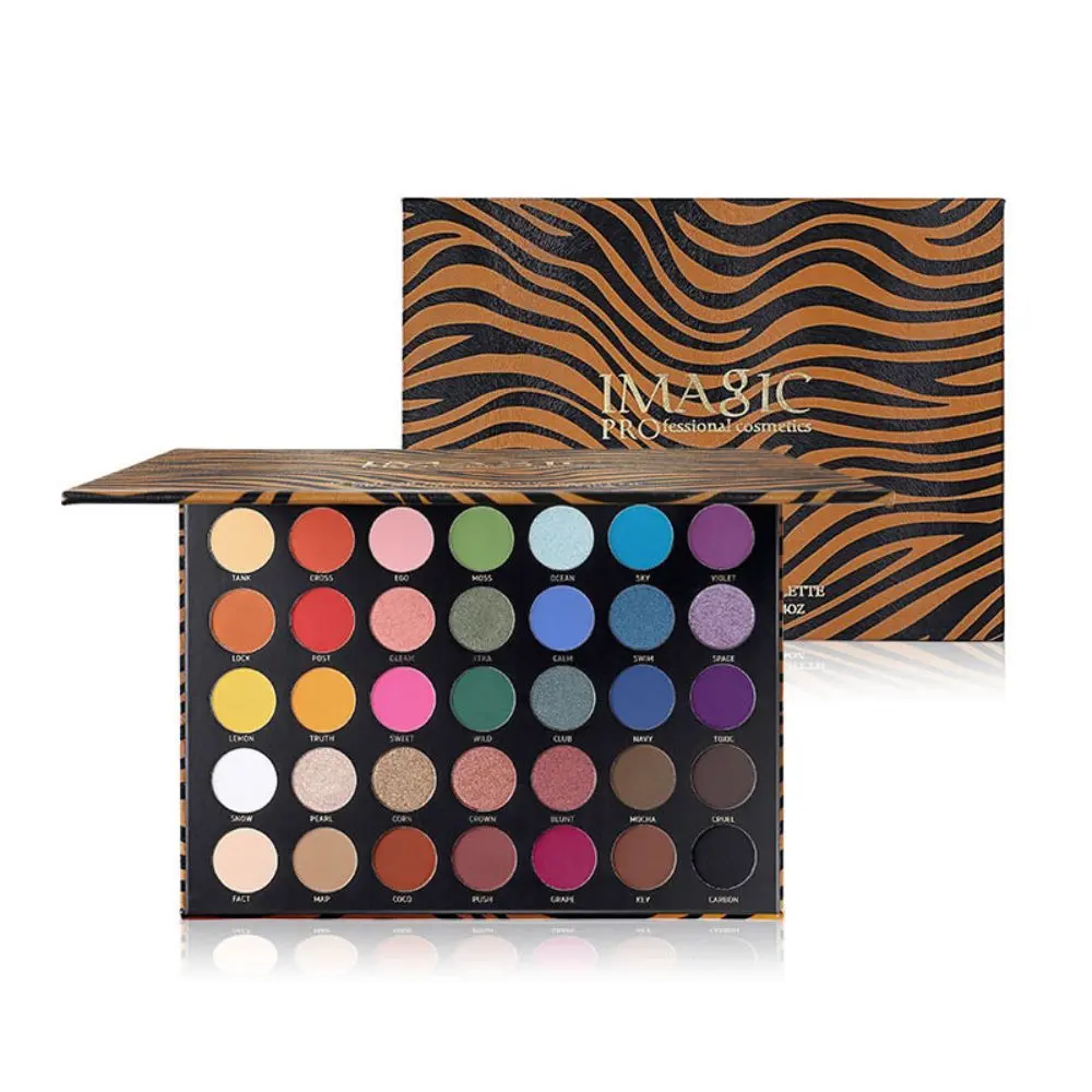 Imagic Professional Cosmetics Zebra Pattern 35 Colors Eyeshadow Palette (EY324)