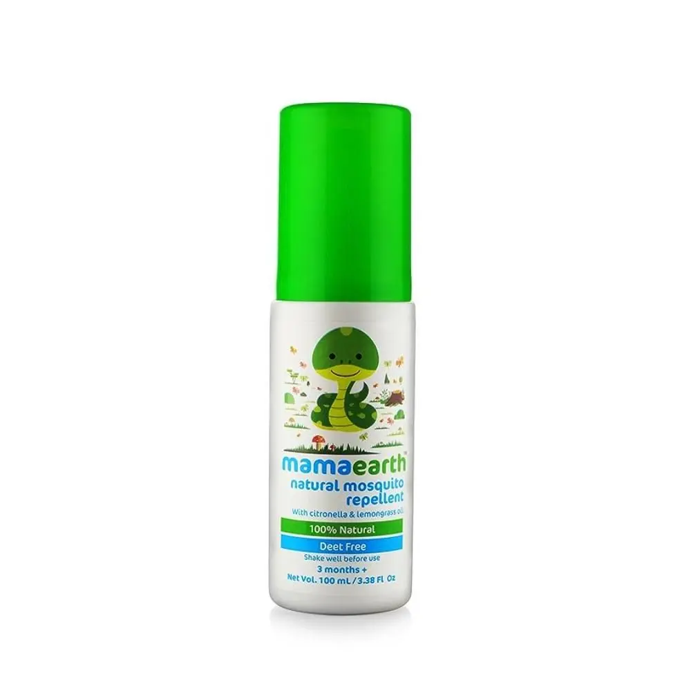 Mamaearth Natural Mosquito Repellent For Babies (100 Ml, 3Months+)