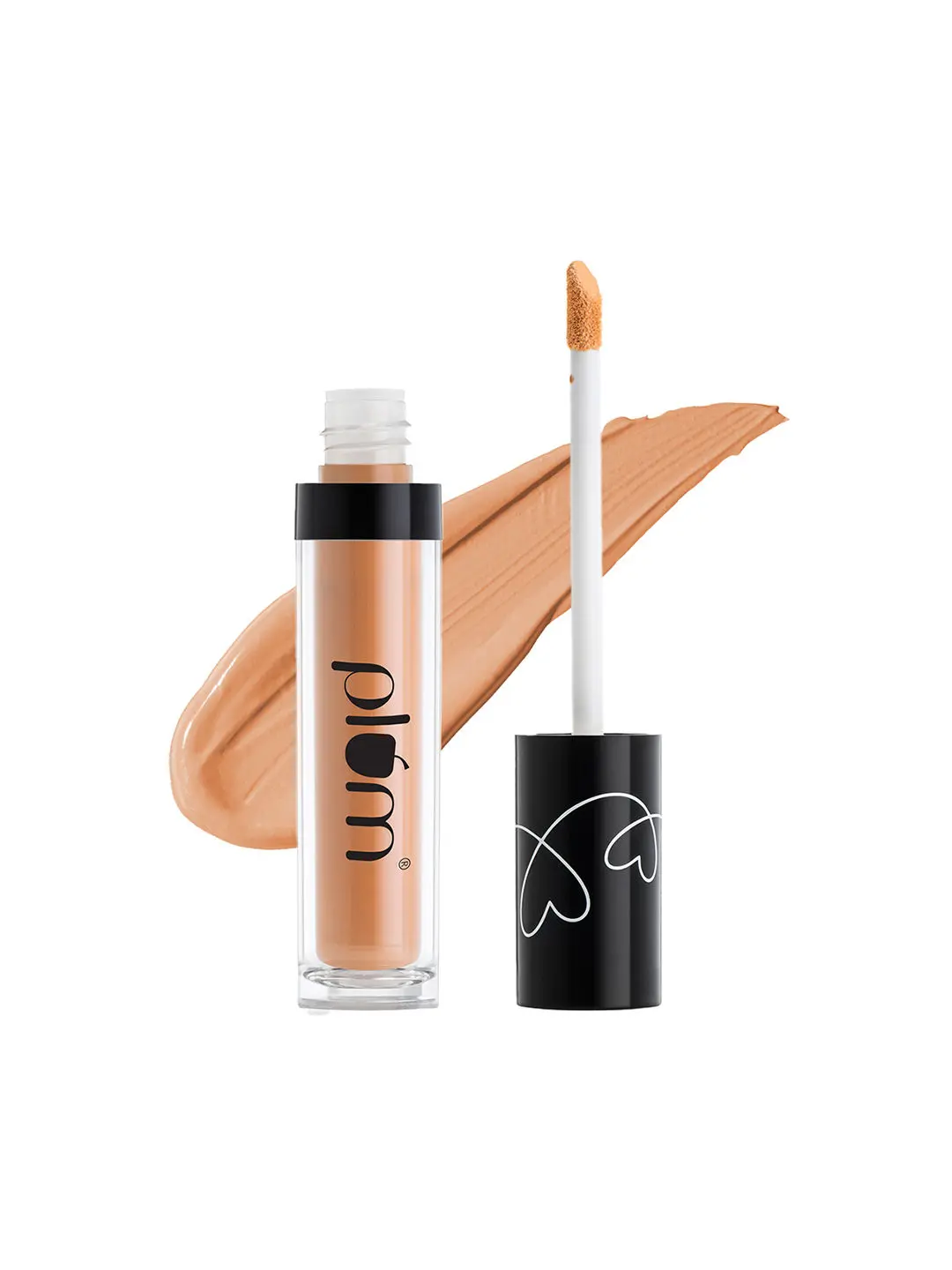 Plum Soft Blend Liquid Concealer | With Hyaluronic Acid | Matte Finish | High Coverage | 100% Vegan & Cruelty-Free | Tan Glow - 130N