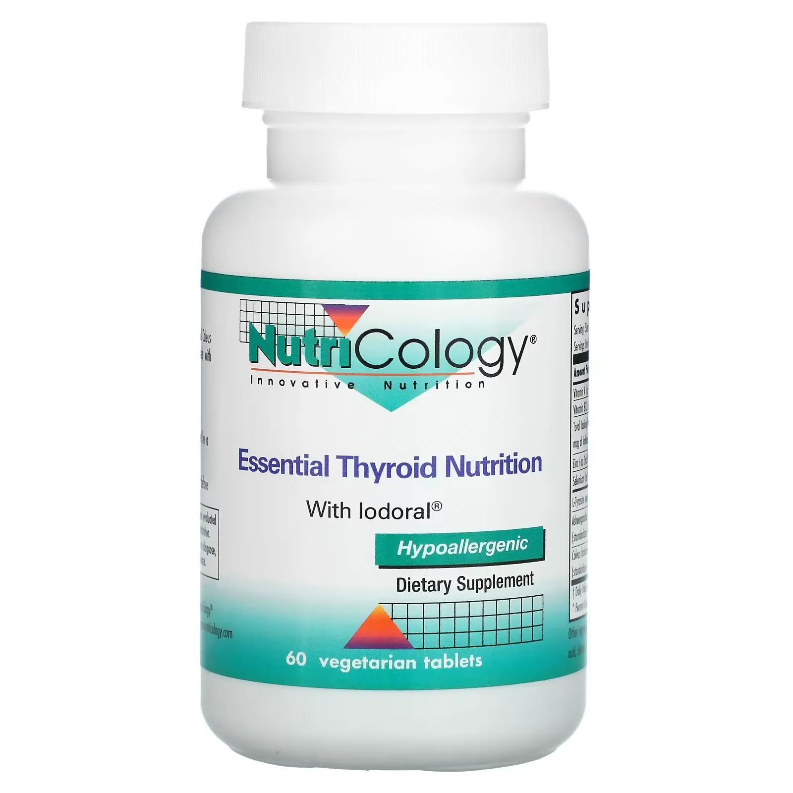 Essential Thyroid Nutrition with Iodoral, 60 Vegetarian Tablets