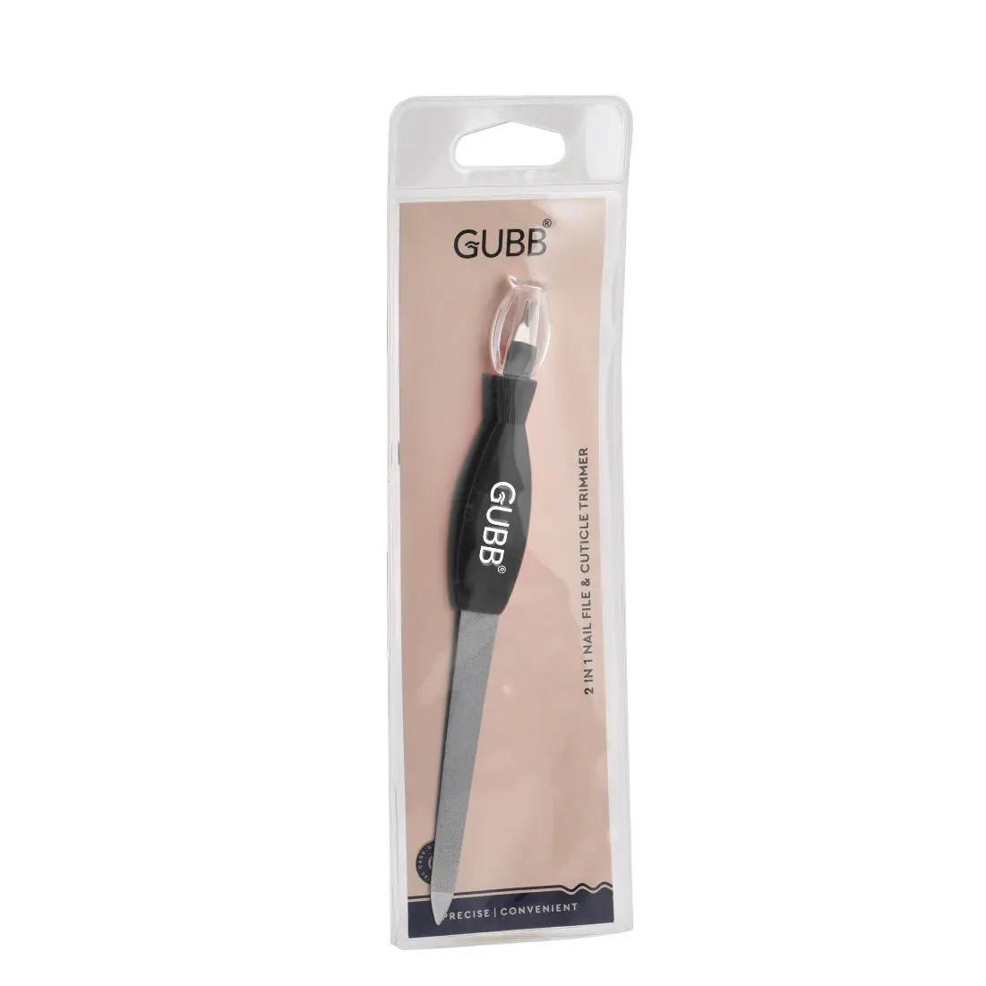 GUBB 2 In 1 Nail File & Cuticle Trimmer