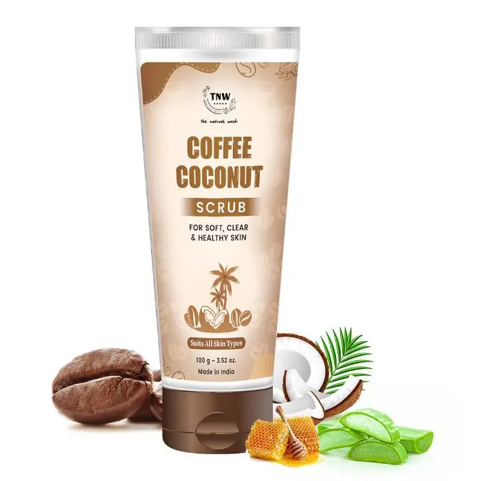 TNW - The Natural Wash Coffee Coconut Scrub for Soft clear and Healthy Skin - (100 g)