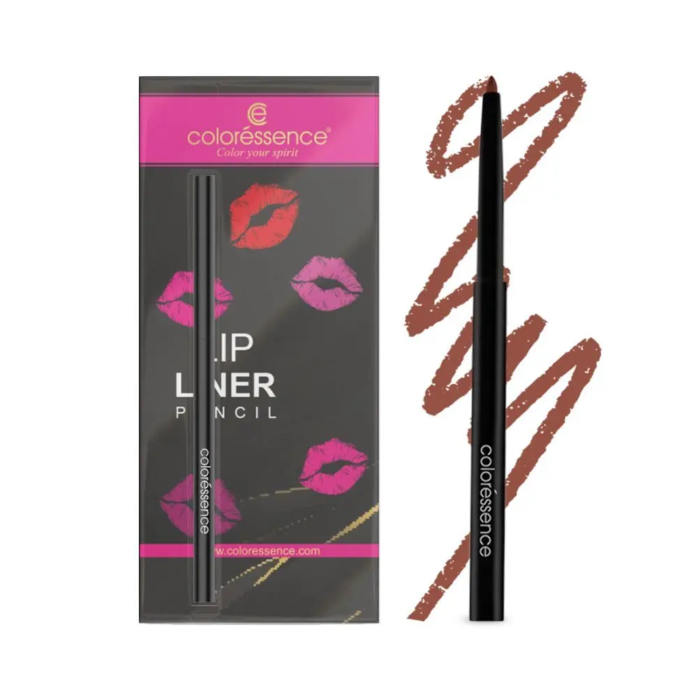 COLORESSENCE Long Stay Smudge Free Waterproof Creamy Definer Lip Liner Pencil 0.25gm - Chocolate