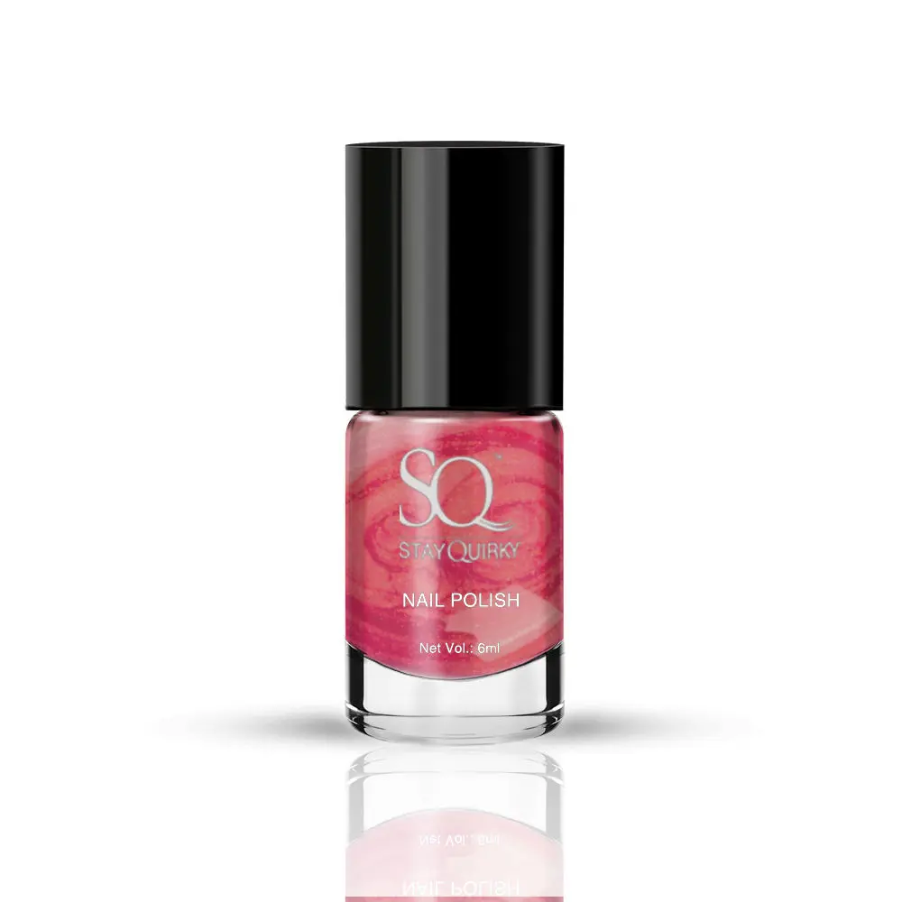 Stay Quirky Nail Paint, Matte, Pink, Double Pleasure - Climaxin' 15 (6 ml)