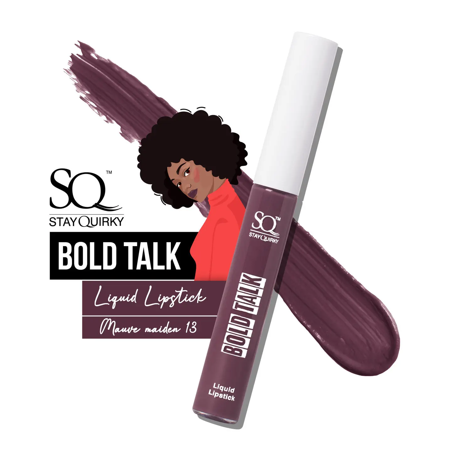 Stay Quirky Bold Talk Liquid Lipstick - Mauve Maiden 13 (5.5 ml)