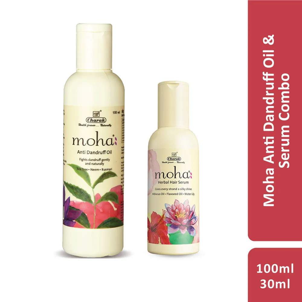 Moha Anti-Dandruff Oil + Serum Combo