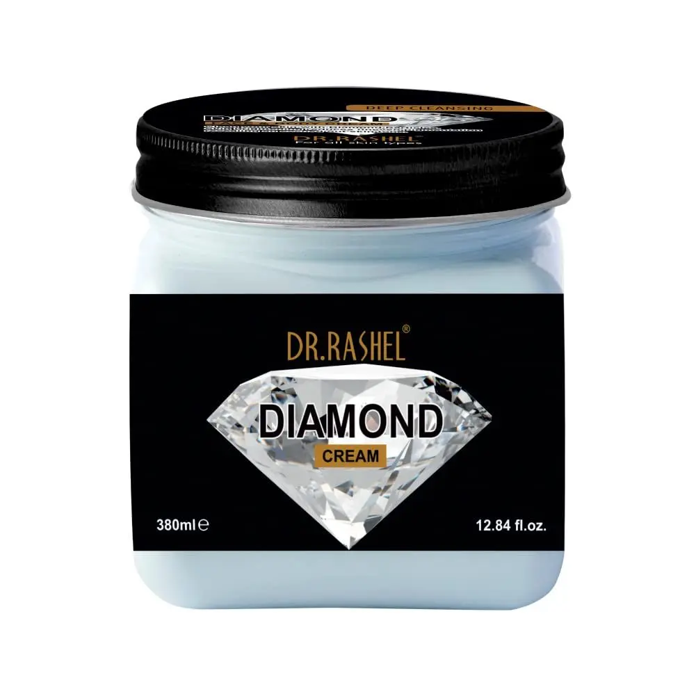 Dr.Rashel Deep Cleanisng Diamond Face and Body Cream For All Skin Types (380 ml)