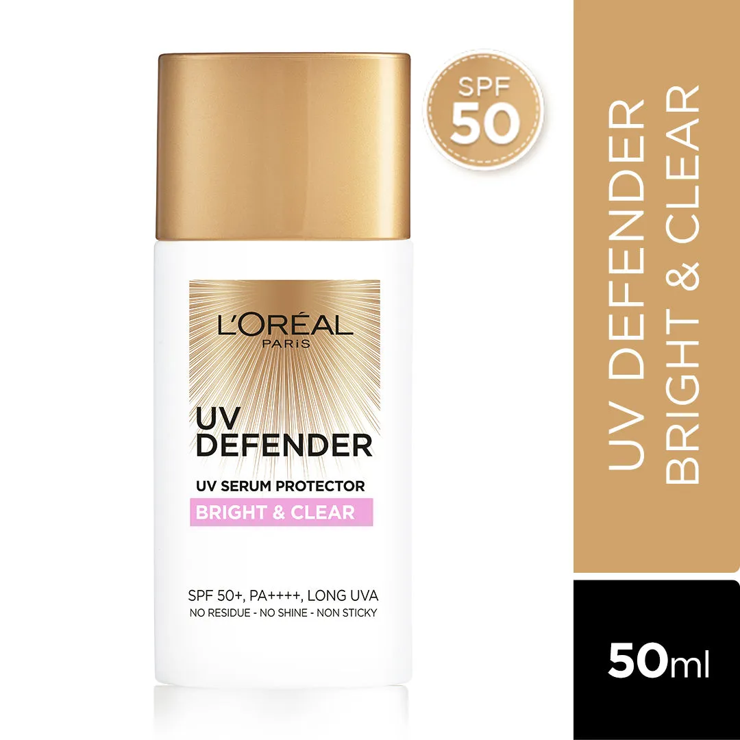 L'Oreal Paris Uv Defender Serum Protector Sunscreen Spf 50+