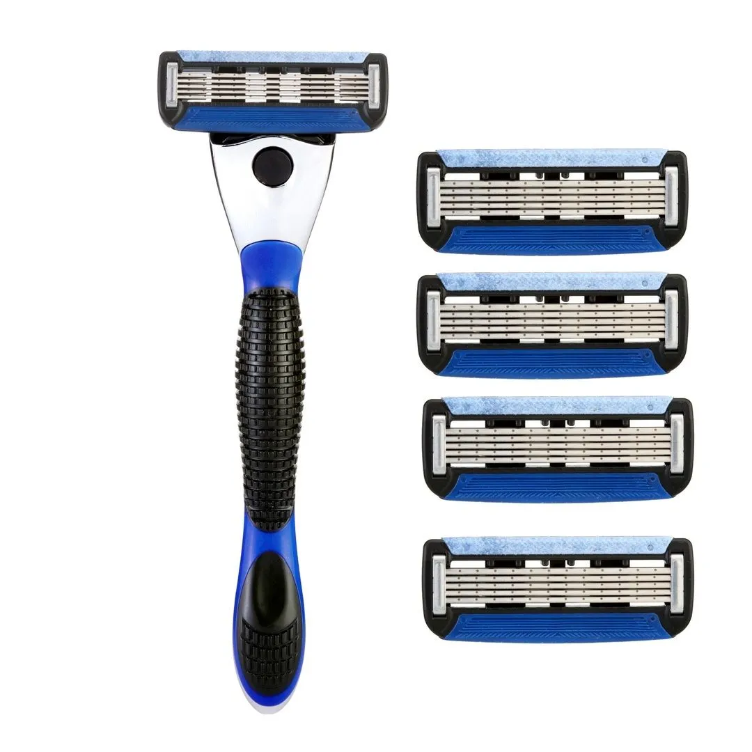 Spruce Shave Club 5X Shave Set (1 Razor + 4 Cartridges)