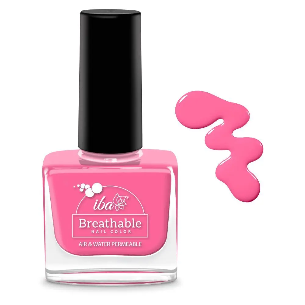 Iba Breathable Nail Color - B15 Hot Pink (9 ml)