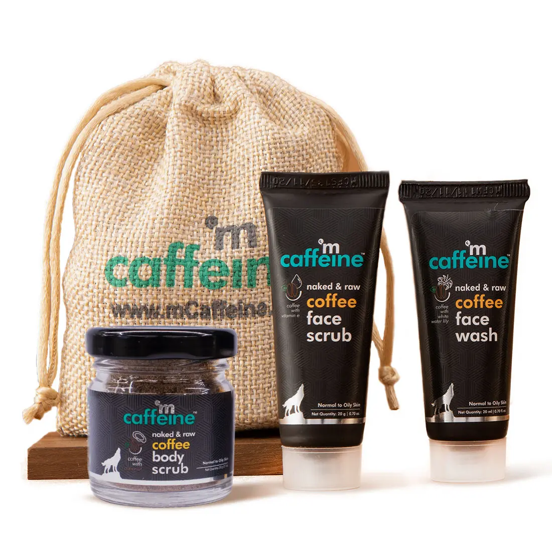 Free MCaffeine Complete Coffee Skin Care Miniature Combo