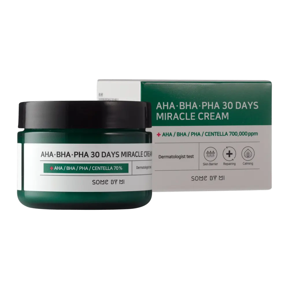 SOME BY MI - AHA, BHA, PHA 30 Days,Centella 700000 ppm Miracle Cream (60 g)