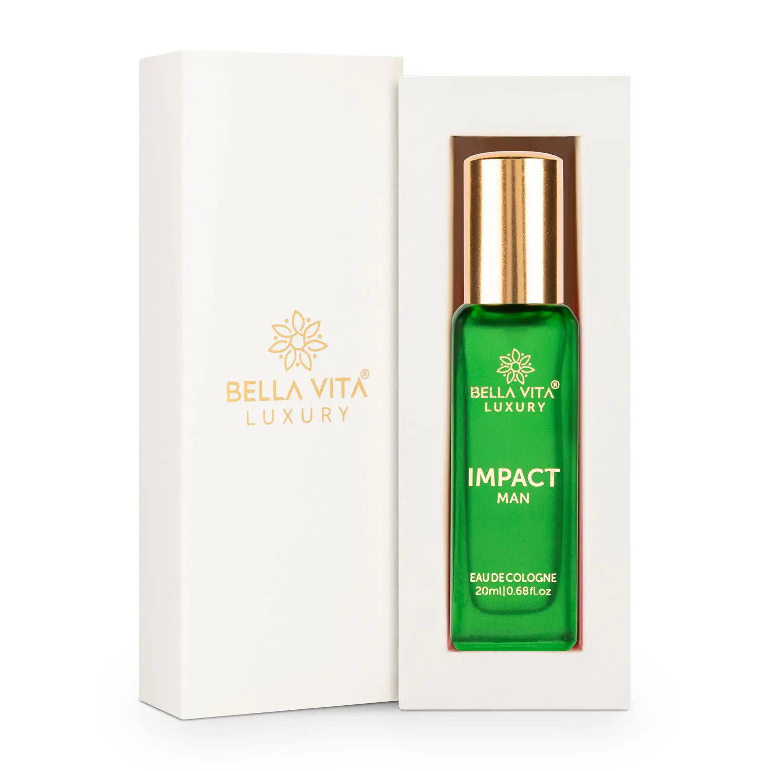 Bella Vita Organic Impact Eau De Cologne Perfume For Man with Long Lasting Fragrance 20 ML