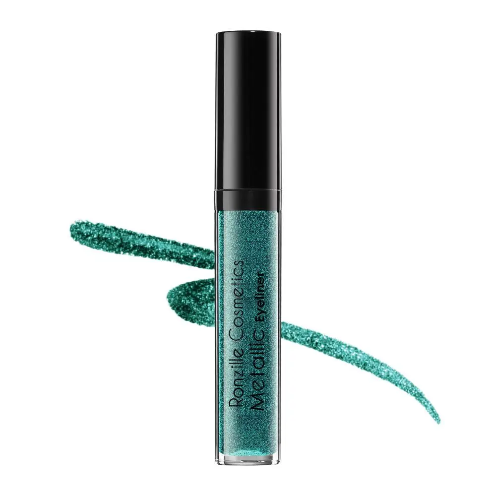 Ronzille shimmer Metallic Glitter Eyeliner Turquoish Blue