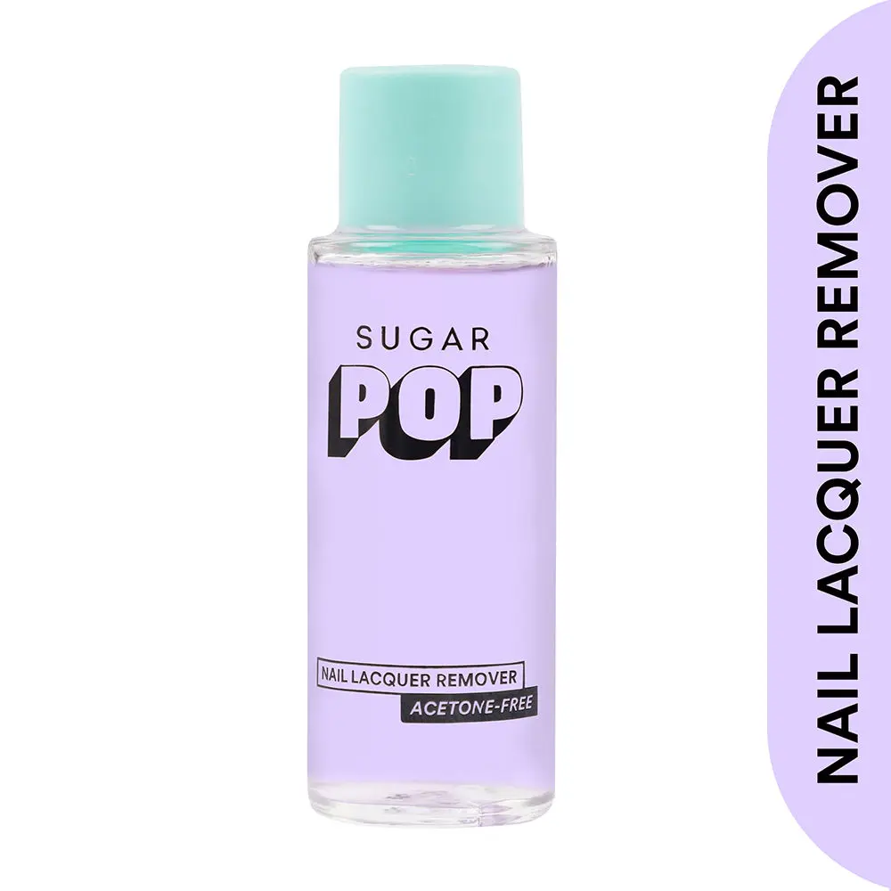 SUGAR POP Nail Lacquer Remover - 30 ml - Acetone-Free | Effortless Removal | Nourishing